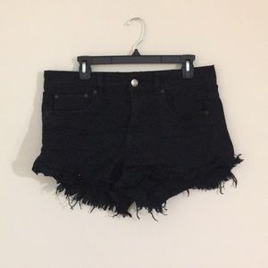 American Eagle Hi-Rise Festival Denim Shorts